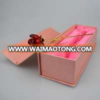 Wholesale Creative Gift Gold Plated crystal rose Flower wedding favors