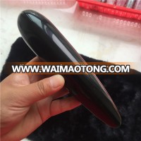 Smooth natural crystal artificial penis black obsidian crystal massage wands