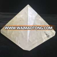 Wholesale natural rock clear quartz crystal healing pyramids