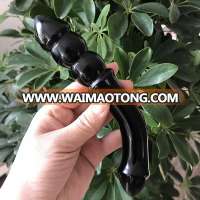 Natural Black Obsidian  Crystal Healing Massage Wands Women Sexy Yoni Crystal Dildos