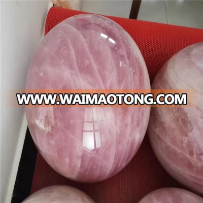 10-30kg deep color natural rose quartz crystal balls pink crystal spheres