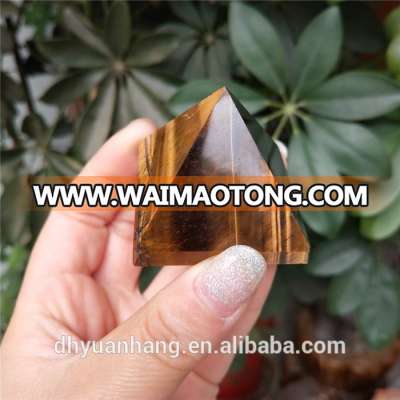 Perfect Natural Tiger Eye Stone Pyramids,High Polished Tiger Eye Stone Carved Pyramids