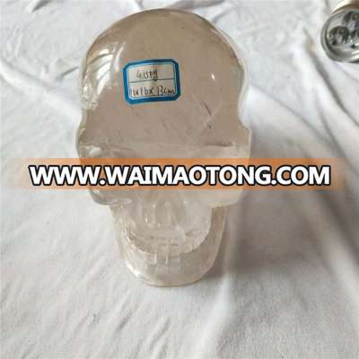 Exquisite natural clear quartz crystal skulls,polished crystal skulls for sale and decoration